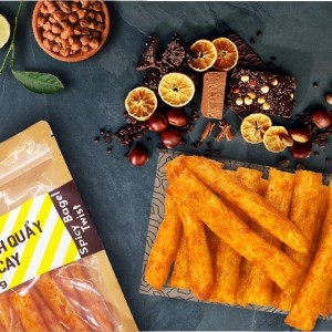 Bánh Quẩy Bò Cay - Spicy Bagel Twist - An Nhiên Foods - Túi 90g