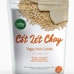 Cốt Lết Chay - Vegan Soy Pork Cutlets - An Nhiên Foods - Túi 150g