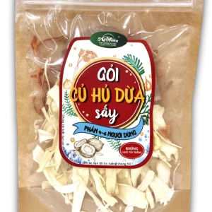 Gỏi Củ Hủ Dừa Sấy - Dried Coconut Tubes Salad - An Nhiên Foods - Túi 50g