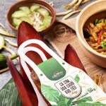 Cá Cơm Hoa Chuối Kho Tiêu Chay - Vegan Spicy Roasted Anchovy - An Nhiên Foods - Túi 150g